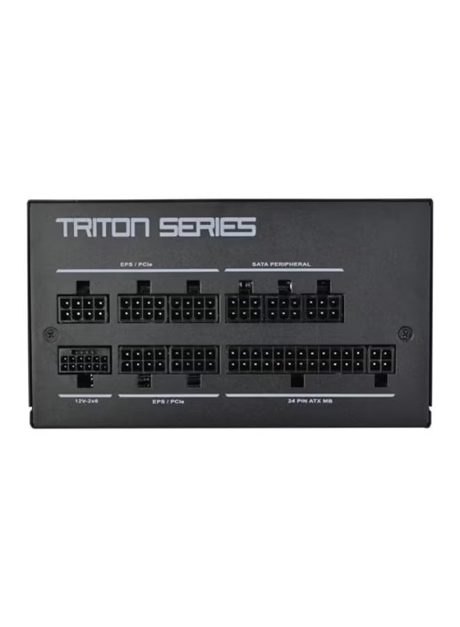 SilverStone مزود طاقة تريتون 850R GM 850W ATX 3.1 PCIe 5.0 كامل التعديل، كفاءة ذهبية من Cybenetics، حماية OVP/OCP/UVP/OTP/SCP، تصميم مدمج للألعاب وأجهزة الكمبيوتر عالية الأداء | SST-TR850R-GM - Image 4